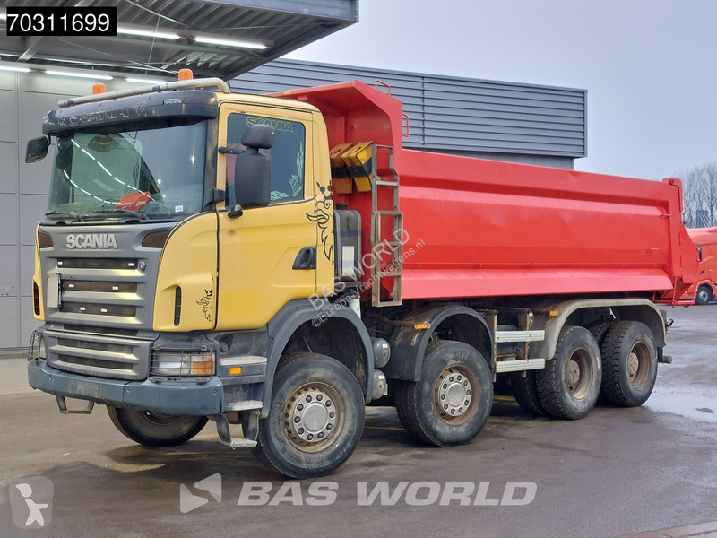 شاحنة Scania 420  8X6 8x6 18m3 KH tipper Steel...