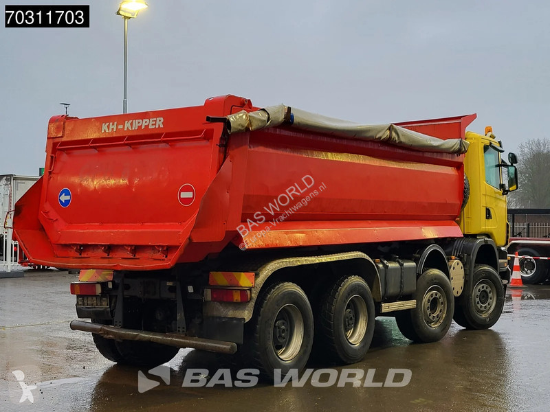 Camion benne Scania G 420 8X6 8x6 18m3 KH Kipper Steel suspension Big ...