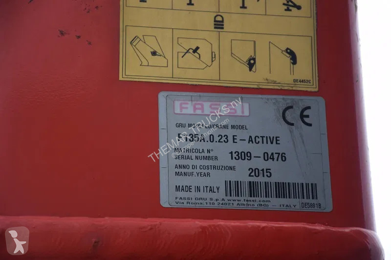 شاحنة Mercedes 1829 + Fassi 135 Flygip