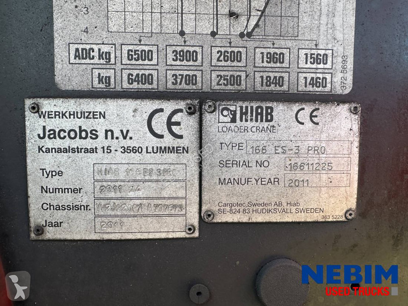 Camión Volvo 460 8X4 tridem - HIAB X-Hipro 166...
