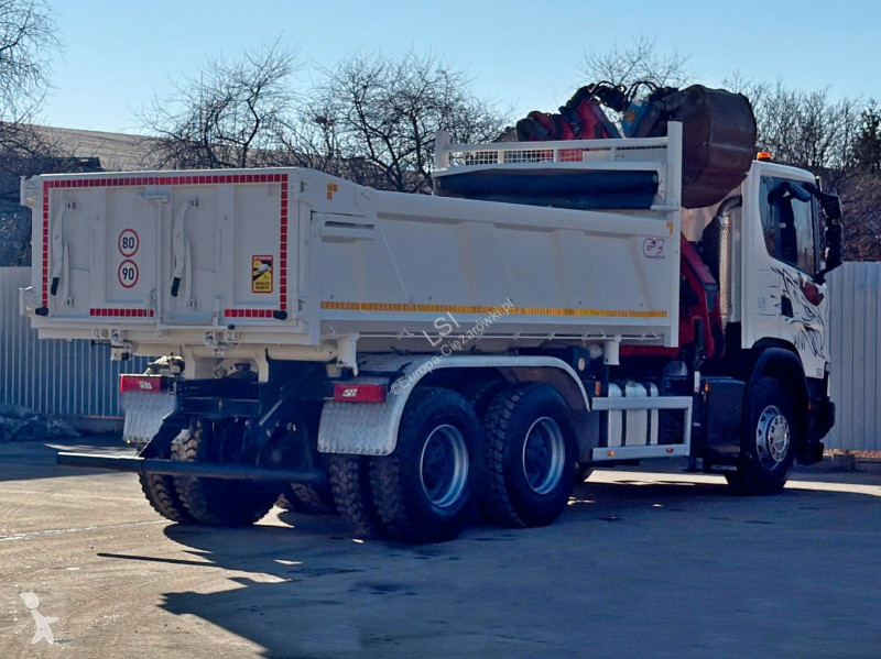 شاحنة Scania 410 Kipper 4,90m * HMF 1643 + FUNK...