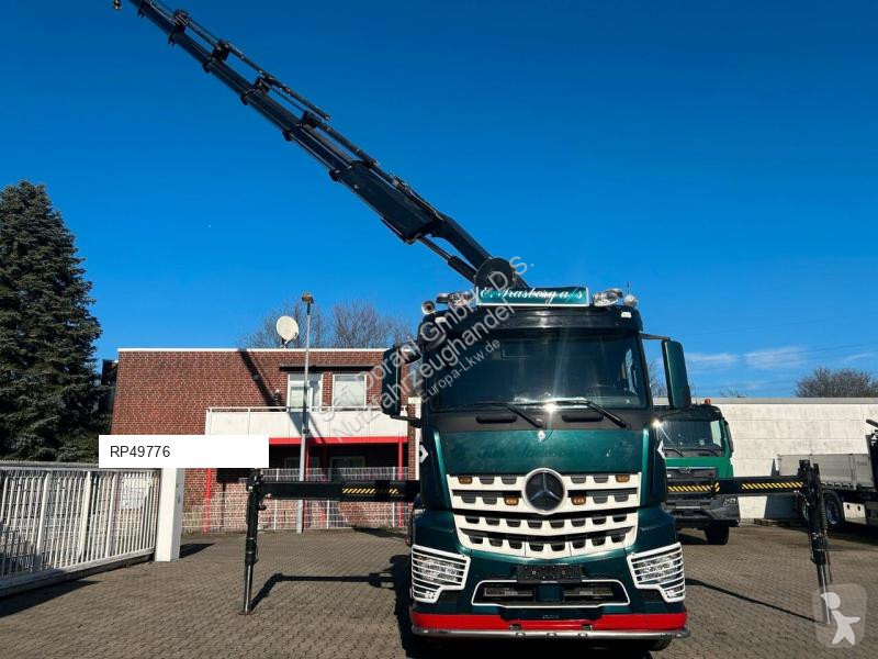 شاحنة Mercedes 3253 + HIAB 302 Kran 8x2-4 HAD...