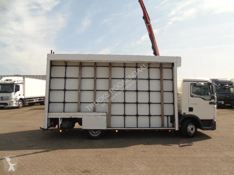 شاحنة MAN 8.180 + PALFINGER + GLASS TRUCK  +...