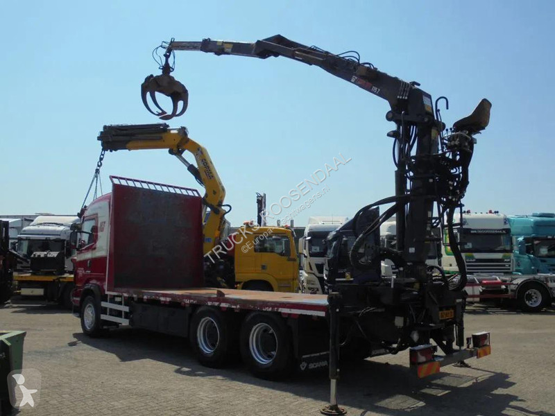 شاحنة Scania R730 V8 + Euro 5 + oglift 115Z + 6X4