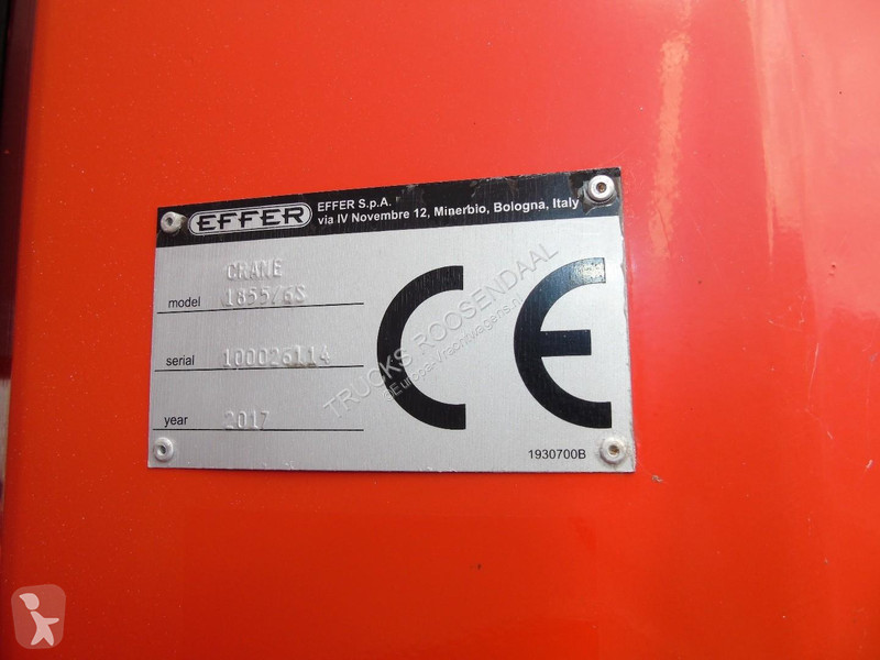 شاحنة MAN 580 + EFFER 1855/6S + 8X4 + EURO 6 +...