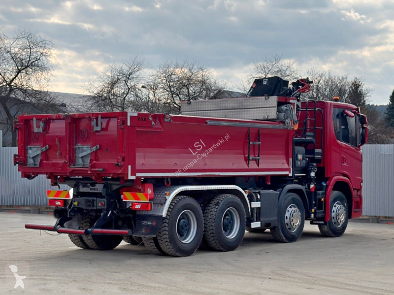 شاحنة Scania 450 Kipper*HIAB X - HIDUO 188 *...