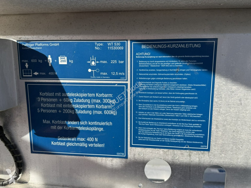 Camion Mercedes ACTROS Zwyżka WUMAG WT 530...
