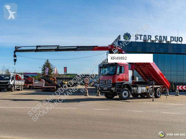 شاحنة Mercedes AROCS 3345 6x6 HMF 3220 Winch...