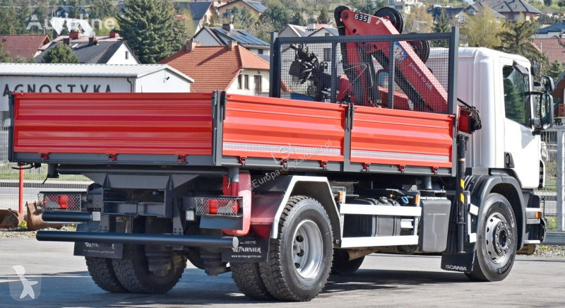 شاحنة Scania 250* Kipper 4,75m * HMF 635 K2 +...