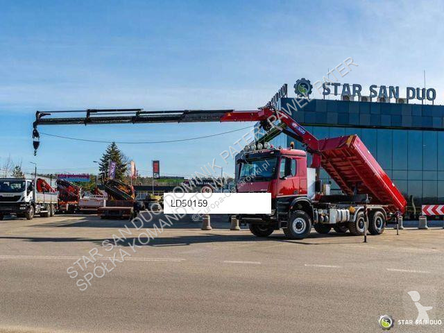 شاحنة Mercedes AROCS 3345 6x6 HMF 3220 Winch...