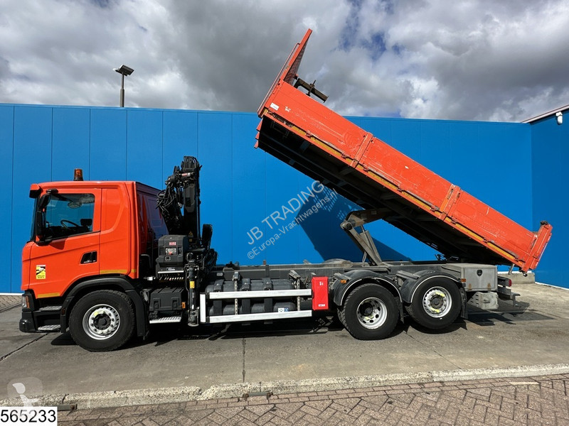شاحنة Scania 410 EURO 6d, CN, 6x2, Retarder, Hiab