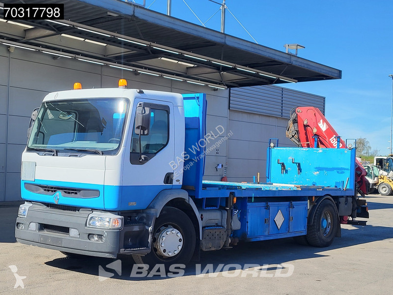 شاحنة Renault 370 4X2 HMF 1560 K4 Kran Crane...
