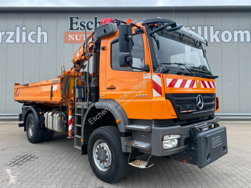 Camion Mercedes 1829 4x4 AK Allrad*Kran Atlas...