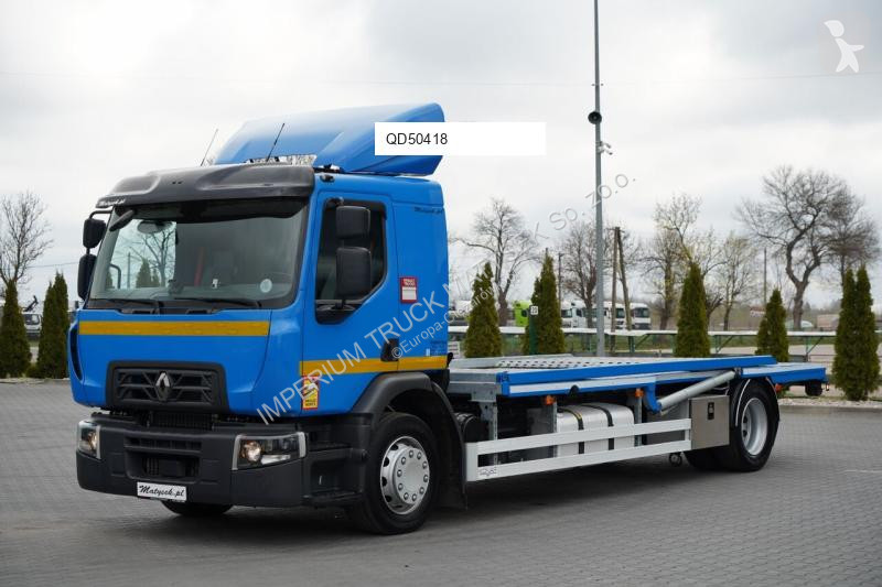 شاحنة Renault D WIDE 380 DE11 / 4X2 / LAWETA 8...