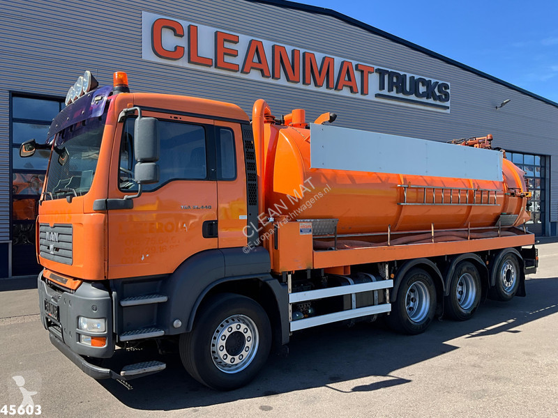 شاحنة MAN 35.440 8x4 Wicom Saug/spul opbouw