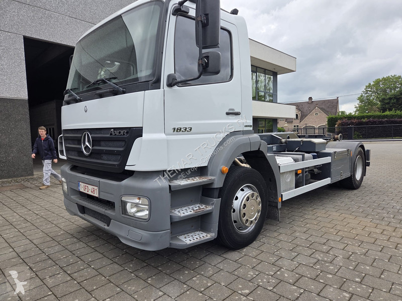 Camion Mercedes 1833 Hooklift system + hydr.lock
