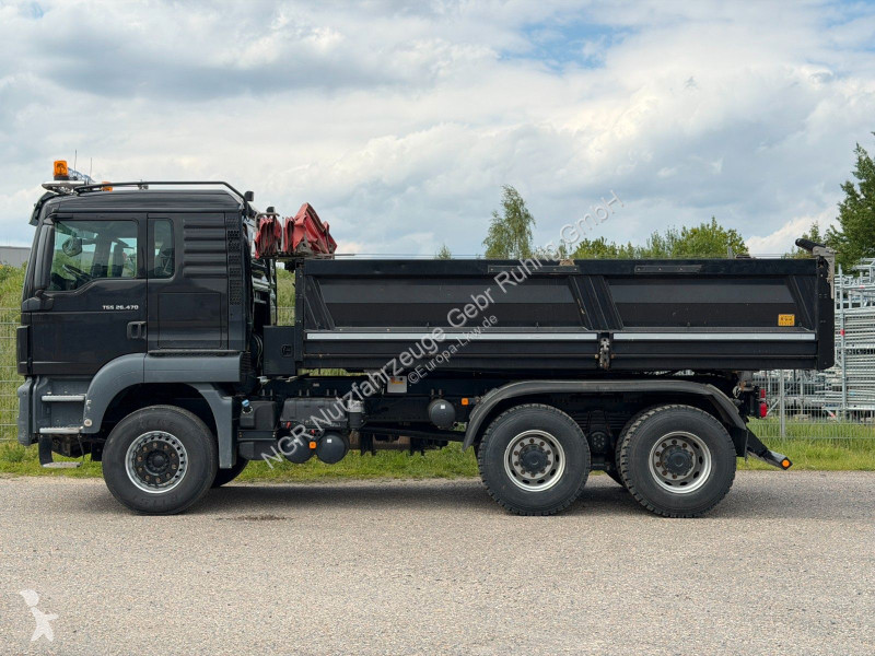 Camion MAN 26.470 6x4 Meiller 3S. Bordmatik...