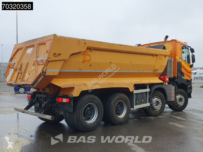 شاحنة Renault K 480 8X4 16m3 tipper Steel...