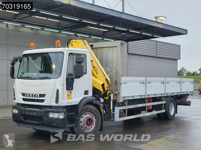 شاحنة Iveco 180E250 4X2 Hyva V911 3S Crane Kran...