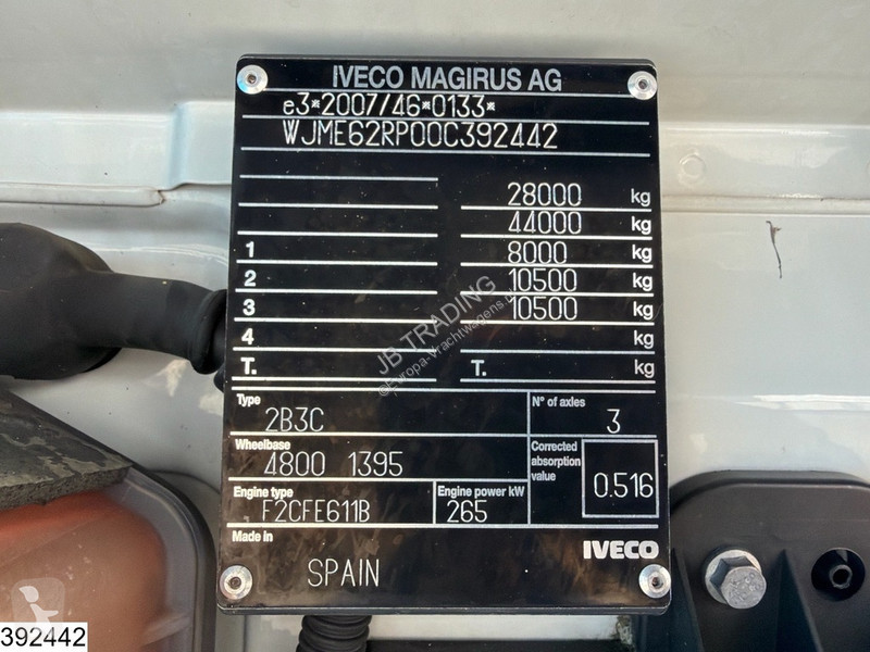 شاحنة Iveco X-Way 360 6x4, EURO 6, Palfinger,...