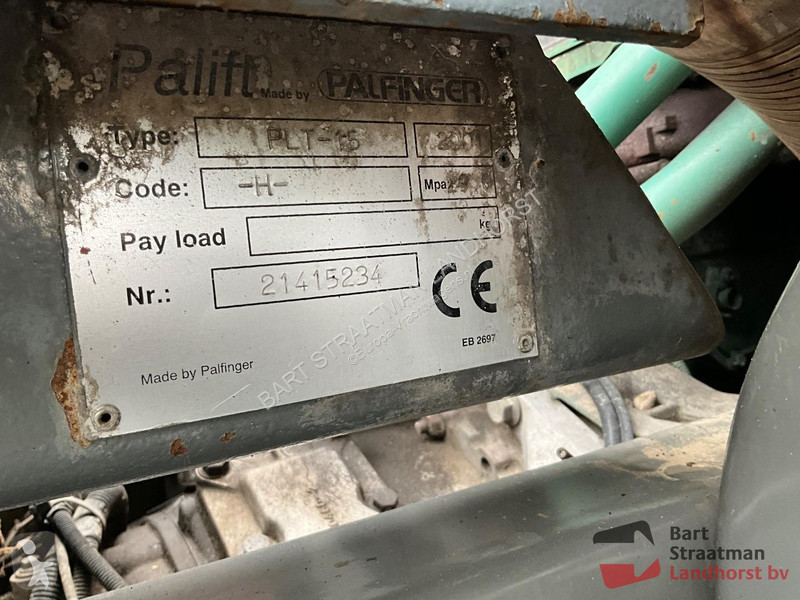 Lastbil Volvo 380 6X2 met Palfinger 15t...