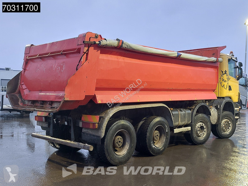 شاحنة Scania 420  8X6 8x6 18m3 KH Kipper Steel...