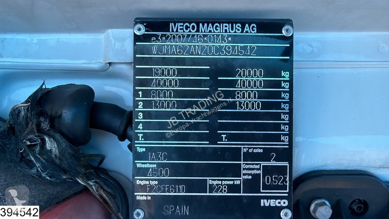 شاحنة Iveco 310 EURO 6, PTO, Palfinger