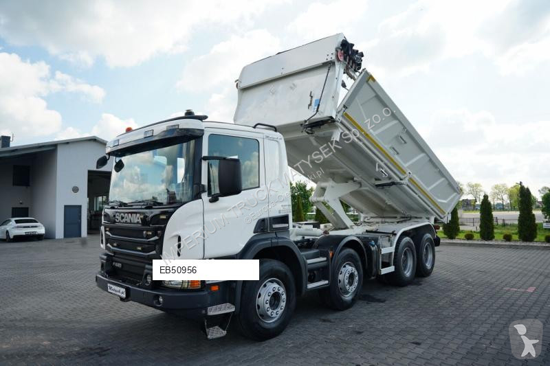 شاحنة Scania P 440 / 8x4 / WYWROTKA 2 STRONNA /...