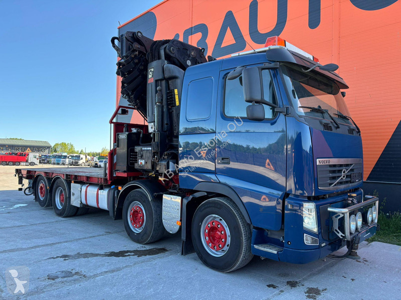 شاحنة Volvo 500 8x2 Hiab 855E-8 + JIB 145X5