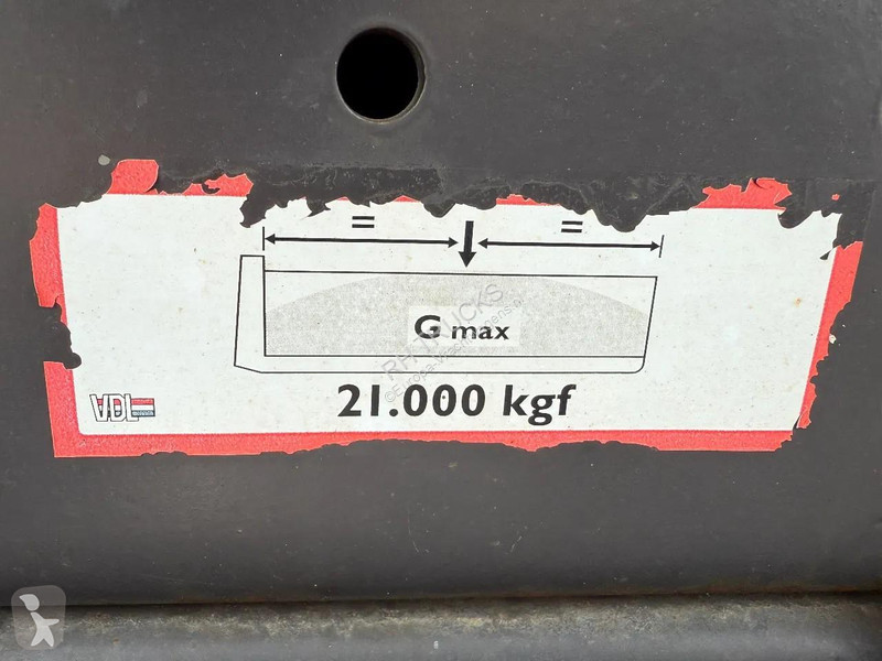 شاحنة Volvo 6X2 EURO 6 VDL 21T HOOK