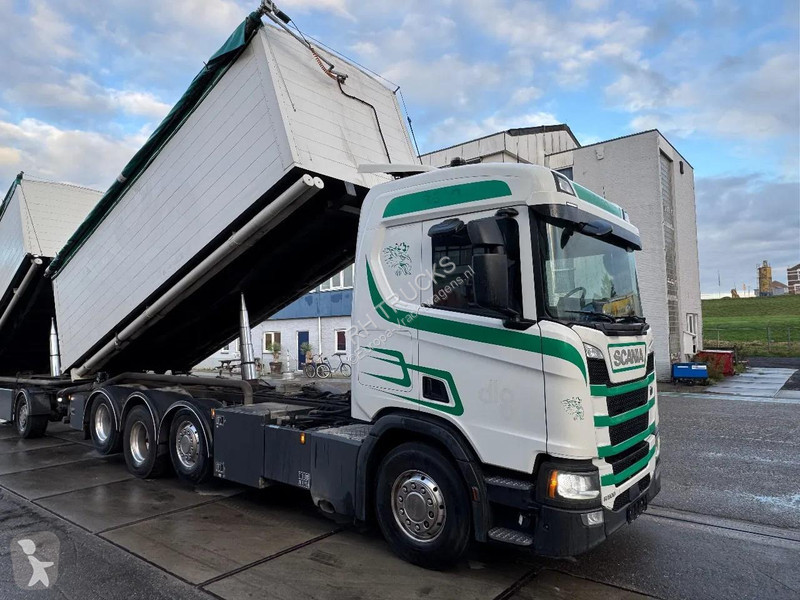 شاحنة Scania R500 NS 8X2 EURO 6 + NBS HANER KIPPER