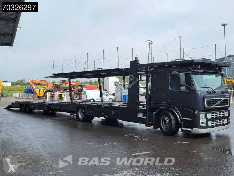 شاحنة Volvo 340  4X2 Tijhof Car transporter...