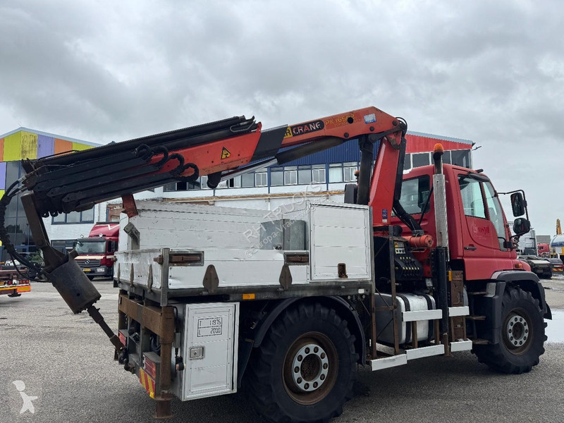 شاحنة Unimog 4X4 + PALFINGER PK 16502 + REMOTE...