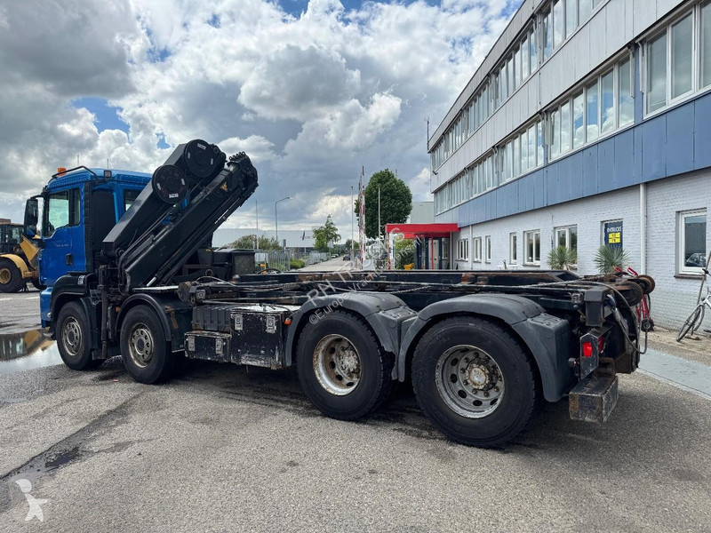 شاحنة MAN 35.480 8X4 + HMF 2420K5 + CABLELIFT +...