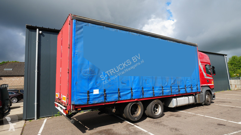 شاحنة Scania 400 6x2 Curtainside truck
