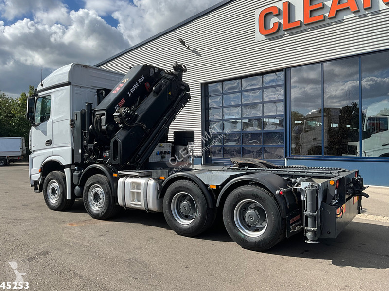 شاحنة Mercedes 3253 8x4 Hiab 105 Tonmeter...