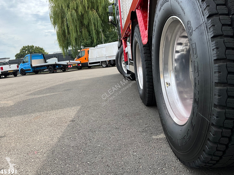 شاحنة Volvo 540 8x4 HMF 85 Tonmeter laadkraan +...