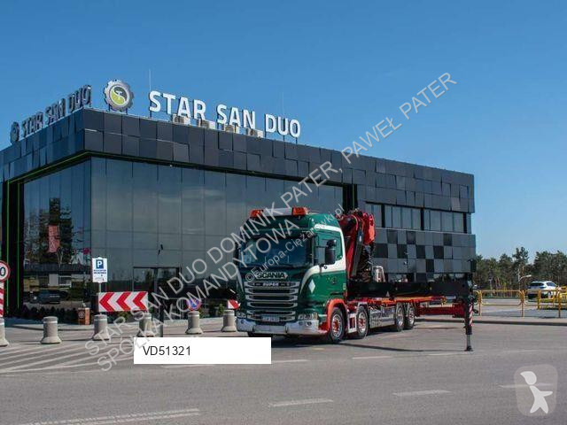 شاحنة Scania R490 8x2 EFFER 955 Fly Jib Winch...
