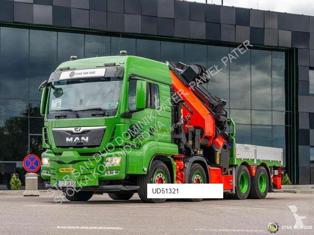 شاحنة MAN TGS 35.500 8x4 Palfinger PK 135.002...