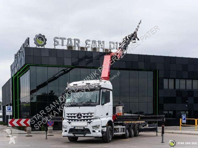 شاحنة Mercedes AROCS 3253 8x4 HMF 5020 Fly Jib...