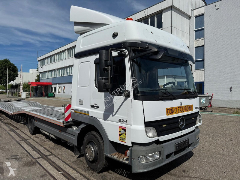 Camion Mercedes 824 + TRAILER 2008 DE REMA 1 AXLE