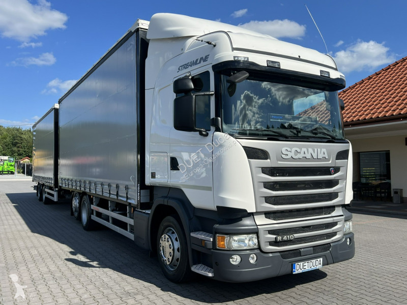Camión Scania R410 bez EGR Zabudowy Wecon 120m...