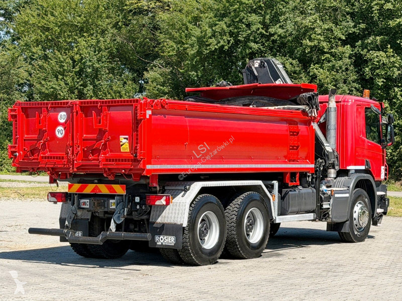 Kran Scania P 410 Kipper 4,95m * KRAN/FUNK +...