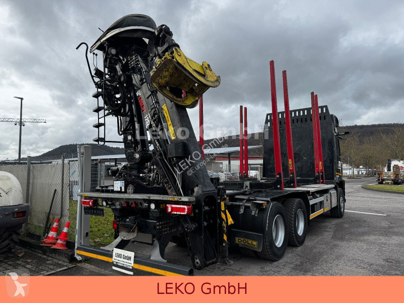 شاحنة Mercedes 2653 Mit Kran Loglift 125Z Holz LKW