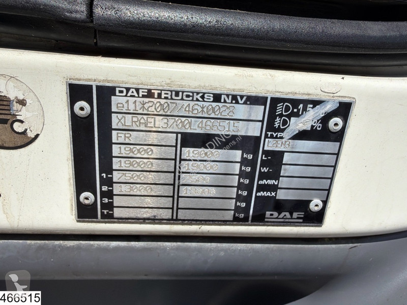 شاحنة DAF 290 EURO 6, Dhollandia