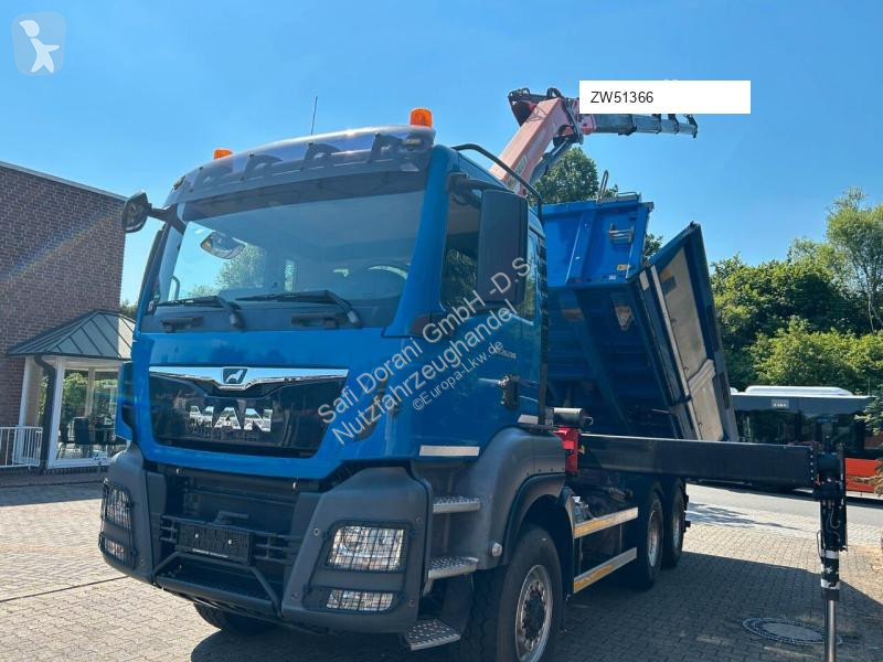 شاحنة MAN 26.500 3Skipper + PK19001 Kran 6x6...
