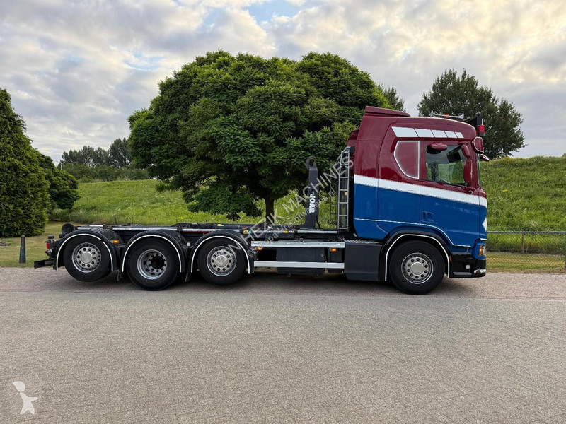 شاحنة Scania 500 Haakarm / retarder / vollucht...