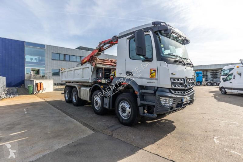 شاحنة Mercedes  AROCS 3243 BB+BIBENNE+ BAE...