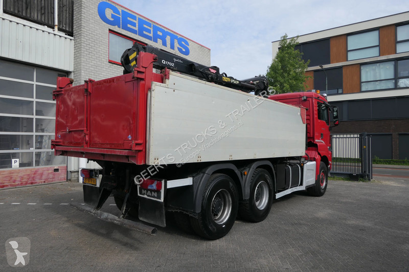 شاحنة MAN TGS | 6X6 | 2 Side Tipper + Hydraulic...