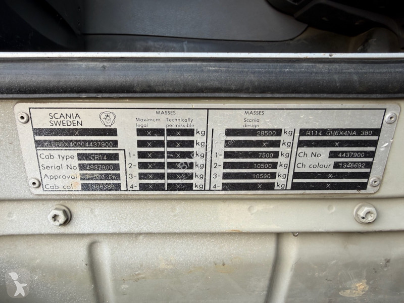 شاحنة Scania r114 6x4
